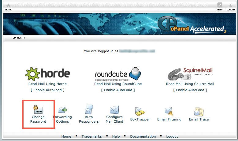 Change your email password Change your email password