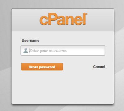 cPanel siteadmin password reset
