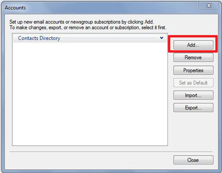 Configure Windows Live Mail for your hosting account step 1