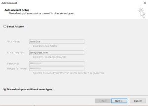 4 Click manual and Next