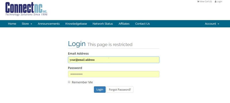 Login to portal