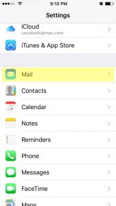 Apple iPhone Mail Setup 1